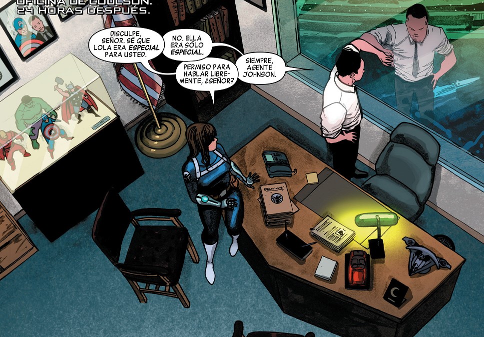 Daisy Johnson y Phil Coulson - Agents of SHIELD - Marvel Comics
