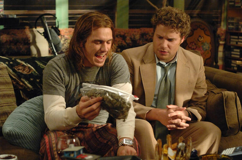 Drogas en el cine - James Franco Seth Rogen