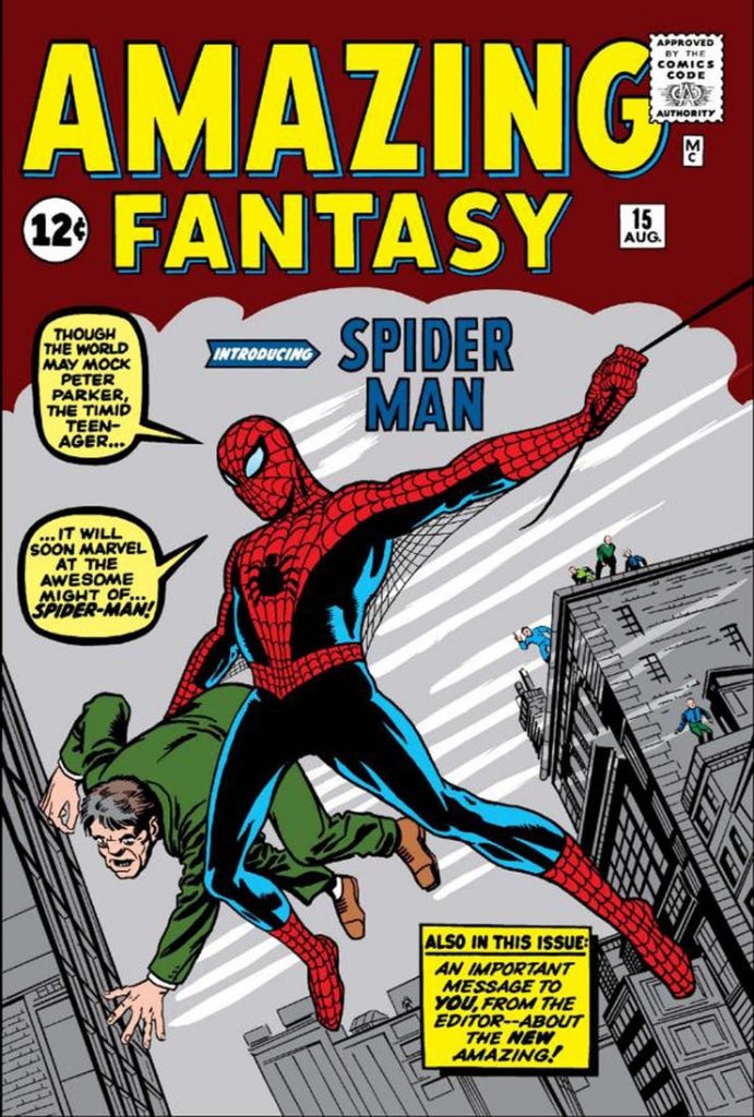 Spiderman en Amazing Fantasy N° 5 -  Marvel Comics por Stan Lee