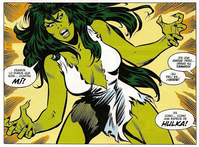 Primera aparición de She-Hulk en 1980