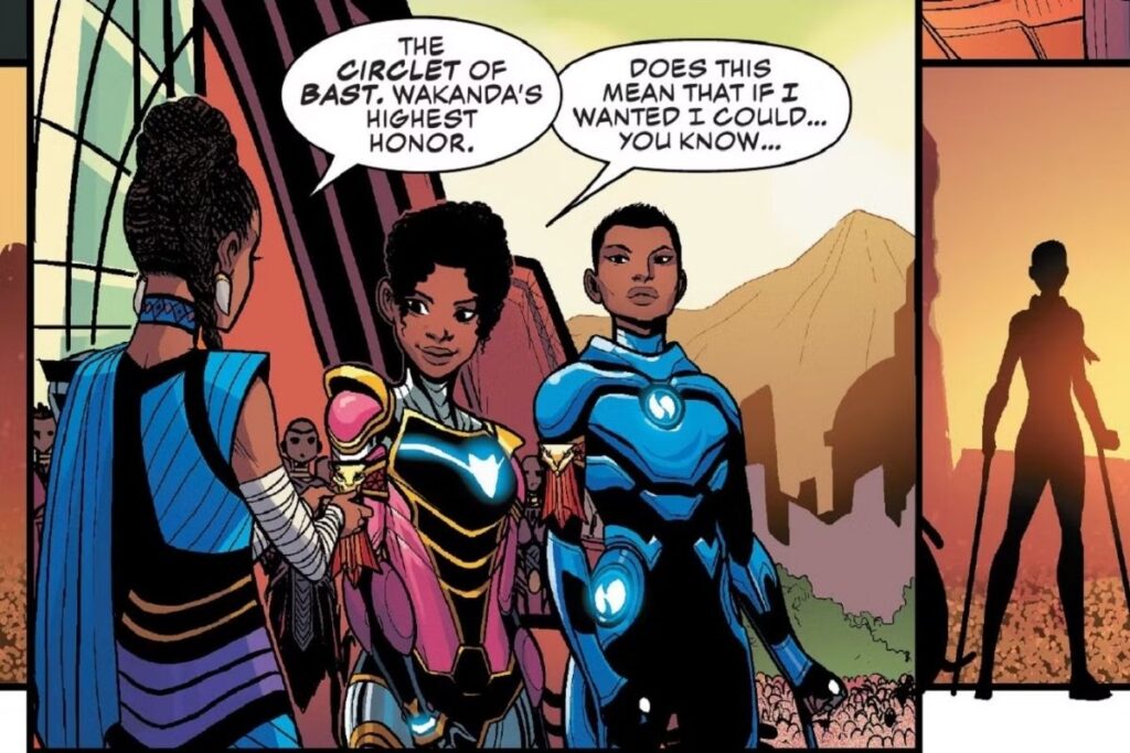 Ironheart-Conexión-riri-Williams-Shuri-Wakanda