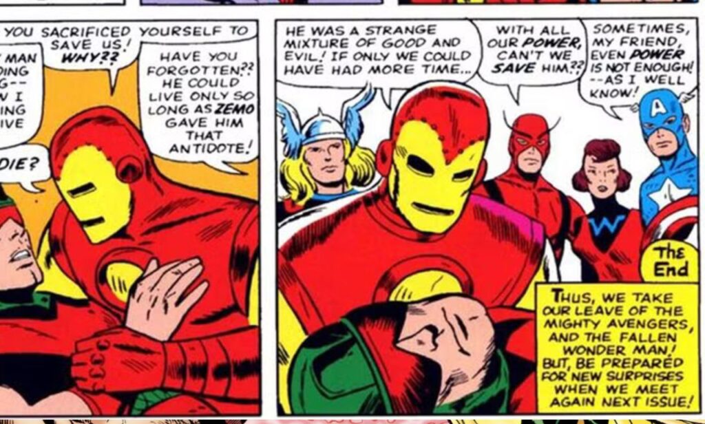 Simon Williams - Wonder Man - Marvel Cómics - Muerte