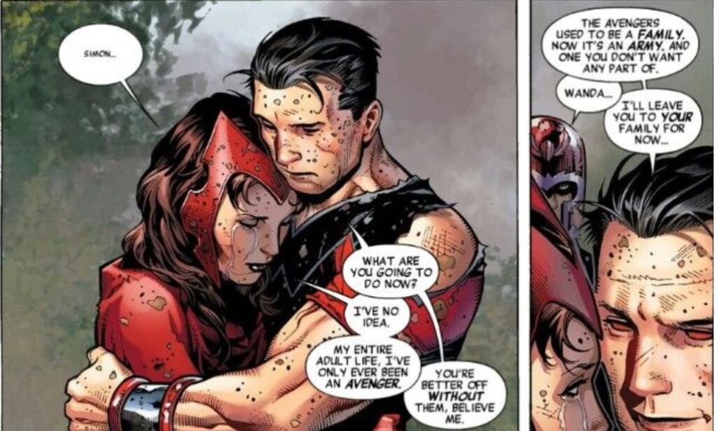 Simon Williams - Wonder Man - Marvel Cómics - Wanda Maximoff - Scarlet Witch